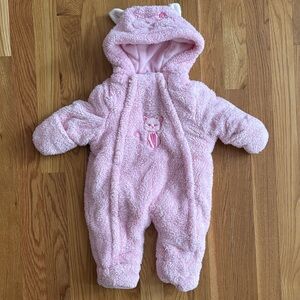 3M Okie Dokie Pink Fleece Cat Bunting